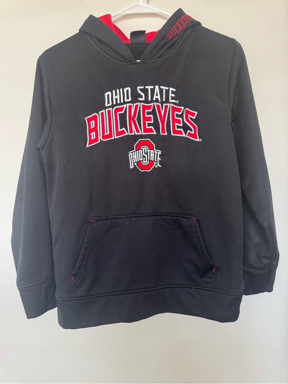 Ohio State Buckeyes College Football KIDS Hoodie Black Red L